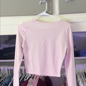 Pink Long Sleeve Women's Top